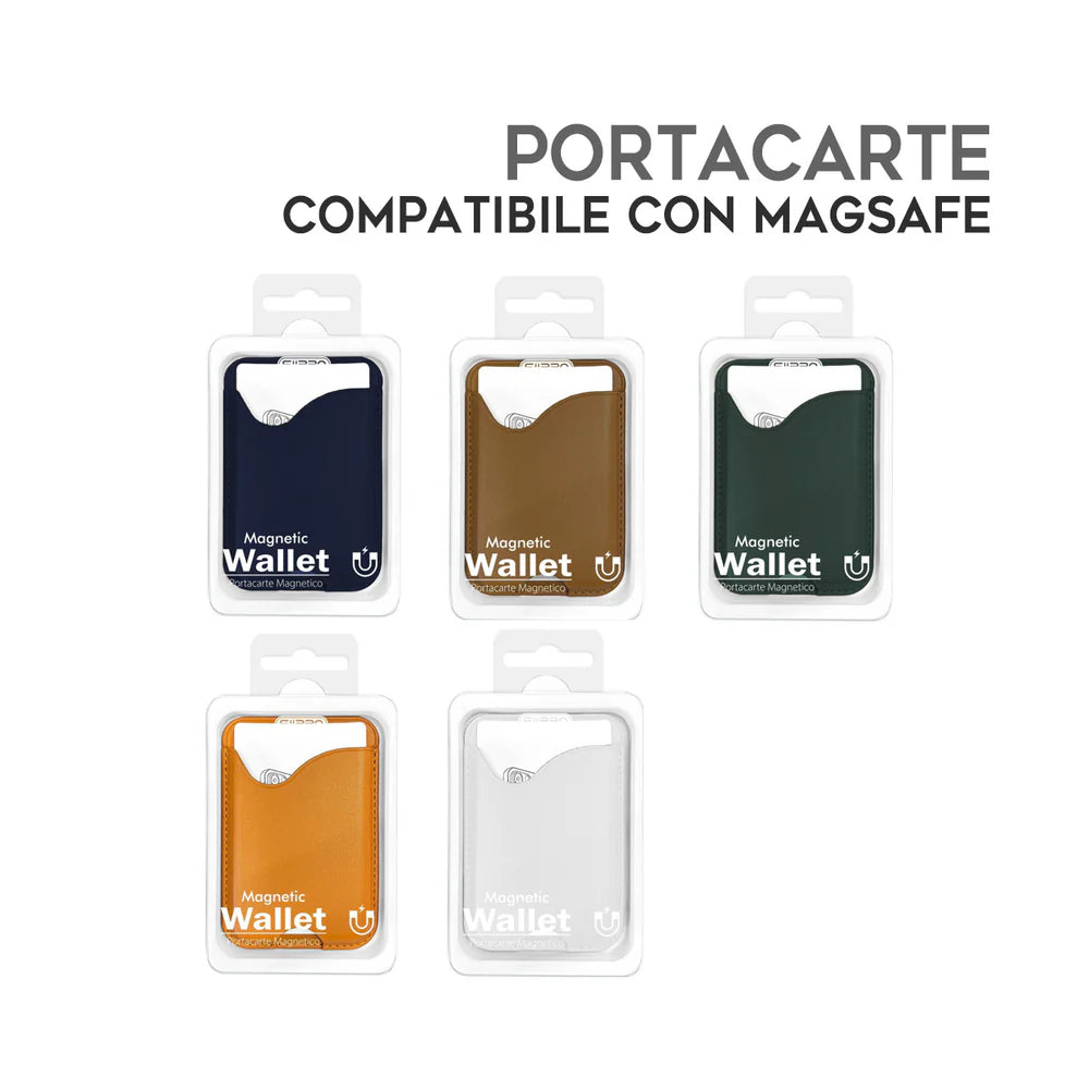 Portacarte magnetico compatibile con MagSafe