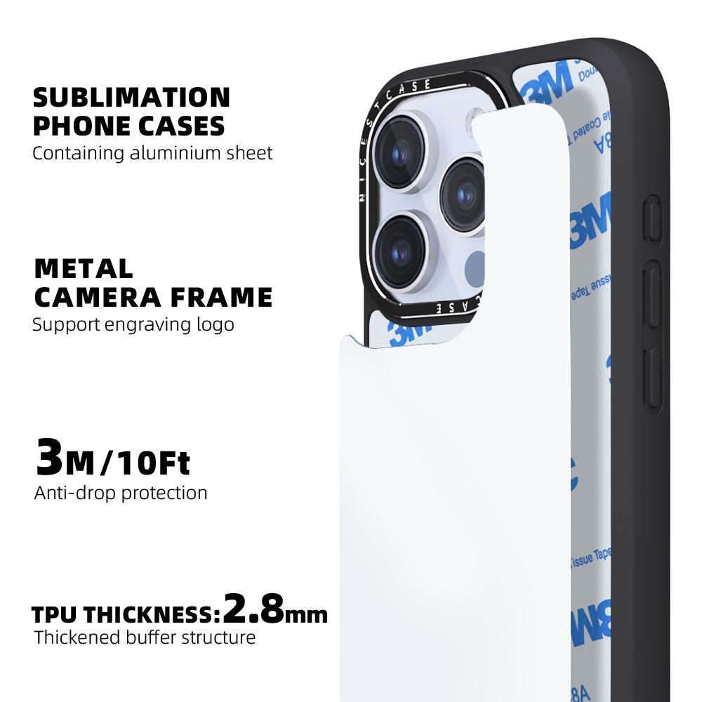 Cover Personalizzata con Foto - Alluminio Ultra-Brillante per iPhone – Stampa a Sublimazione Indelebile