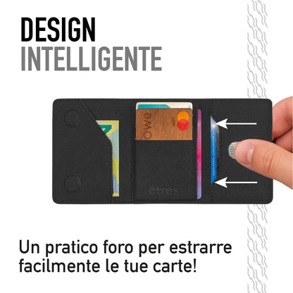 ETRES SMART WALLET CLASSIC BLACK RED